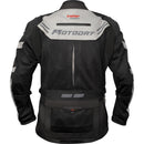 MOTODRY TREKKER PRO-SUMMER BLACK & ANTHRACITE GREY ADVENTURE JACKET