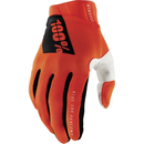 100% RIDEIT FLURO ORANGE GLOVES