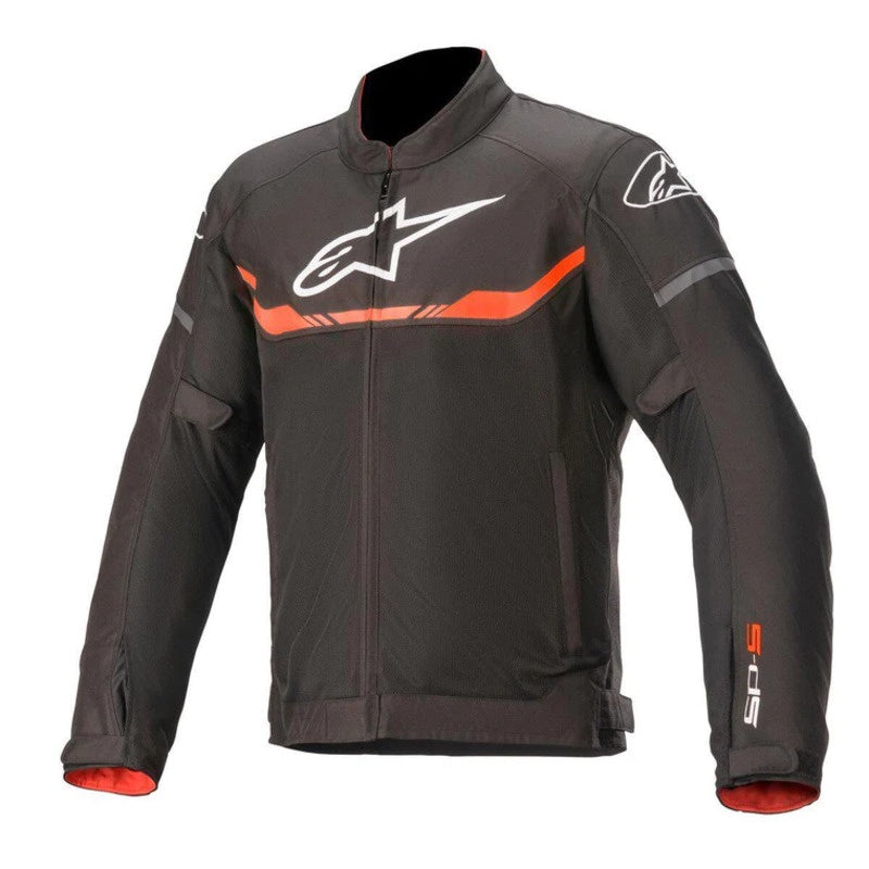 ALPINESTARS T-SPS AIR BLACK & FLURO RED JACKET