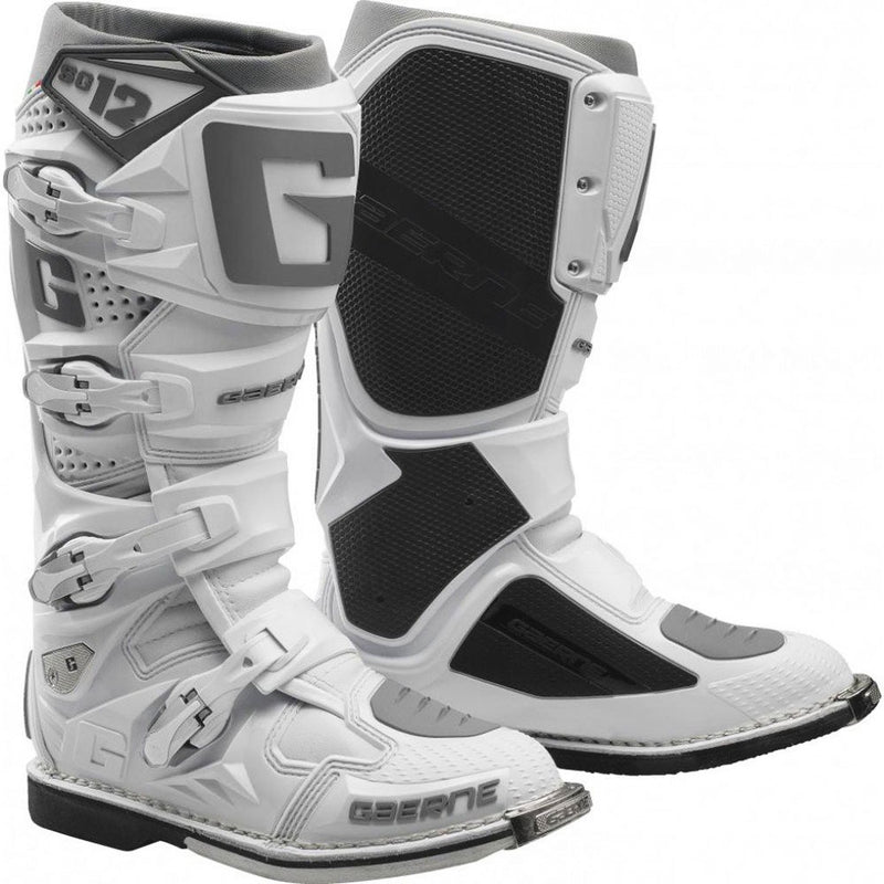 GAERNE SG-12 WHITE & GREY BOOTS