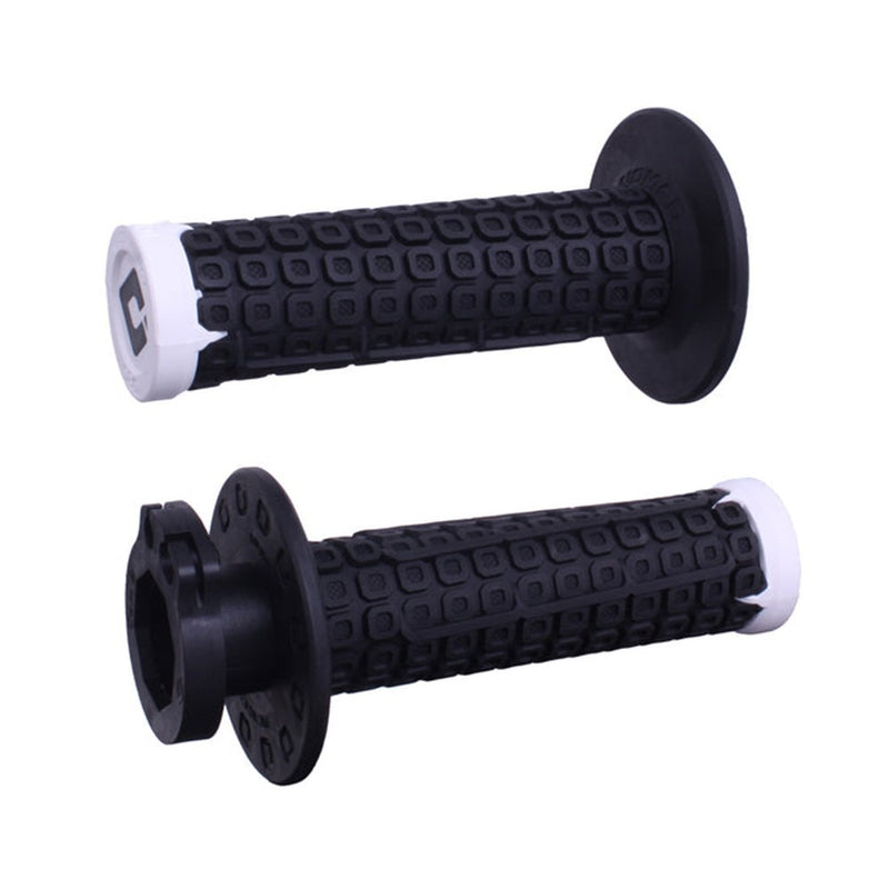 ODI MX V2 NOMAD D30 BLACK & WHITE LOCK ON GRIPS