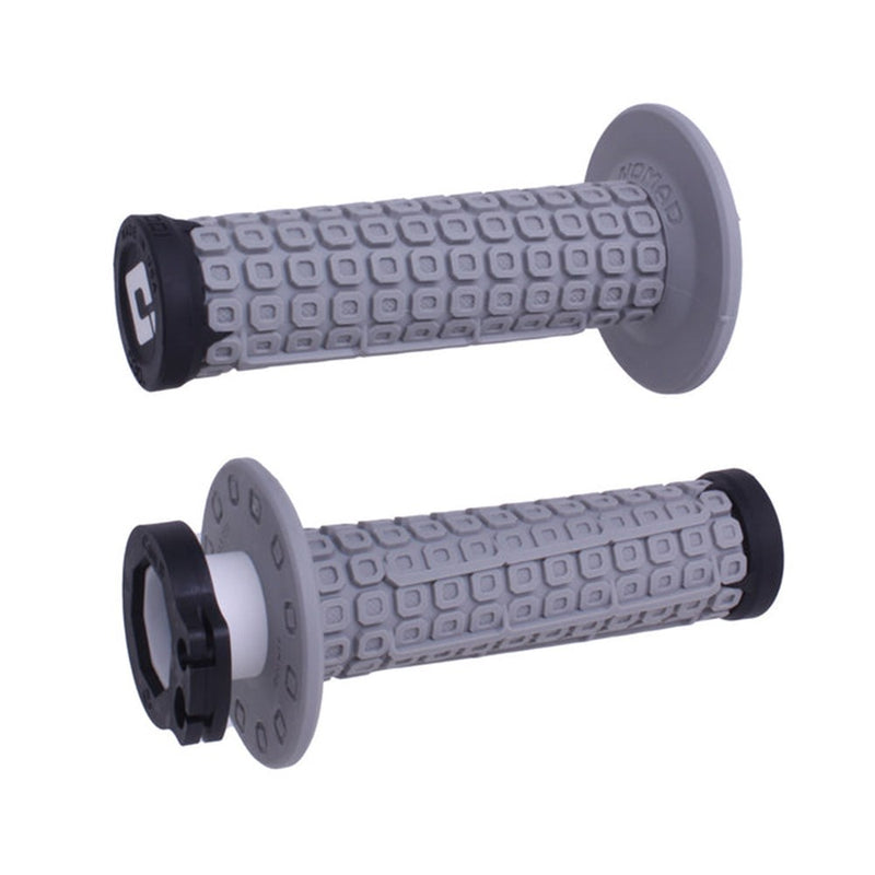 ODI MX V2 NOMAD D30 GREY & BLACK LOCK ON GRIPS