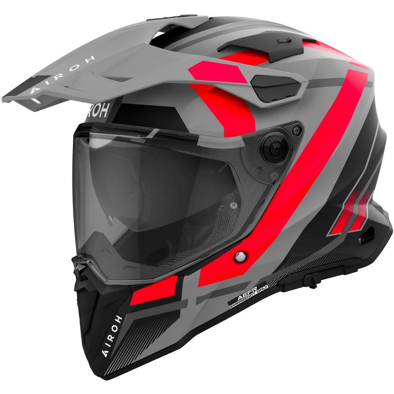 AIROH COMMANDER 2 MAVICK MATTE ORANGE ADVENTURE HELMET