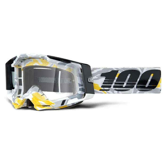 100% RACECRAFT 2 KORB GOGGLES WITH CLEAR LENS
