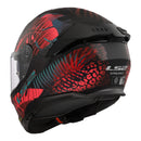 LS2 FF808 STREAM II JUNGLE MATTE BLAK, PINK & BLUE HELMET