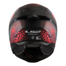 LS2 FF808 STREAM II JUNGLE MATTE BLAK, PINK & BLUE HELMET