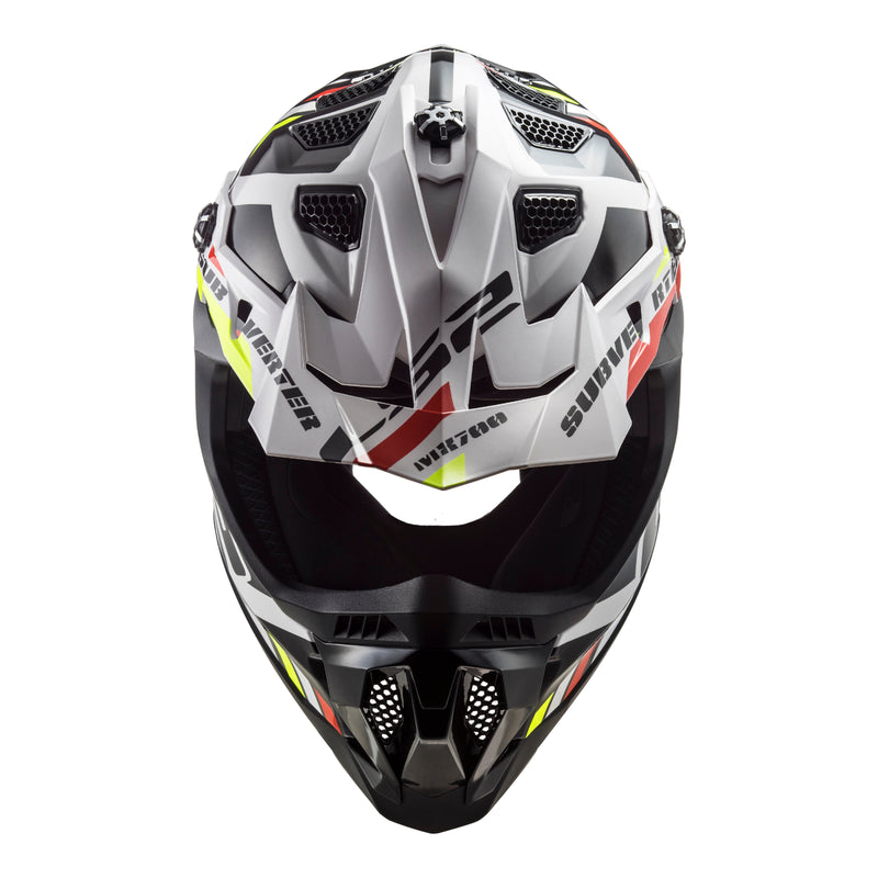 LS2 MX700 SUBVERTER EVO II STOMP WHITE & BLACK HELMET