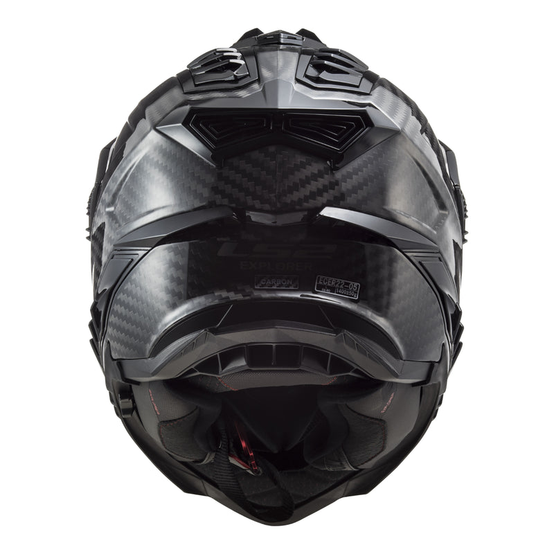 LS2 MX701 Explorer Carbon Helmet - Gloss Carbon