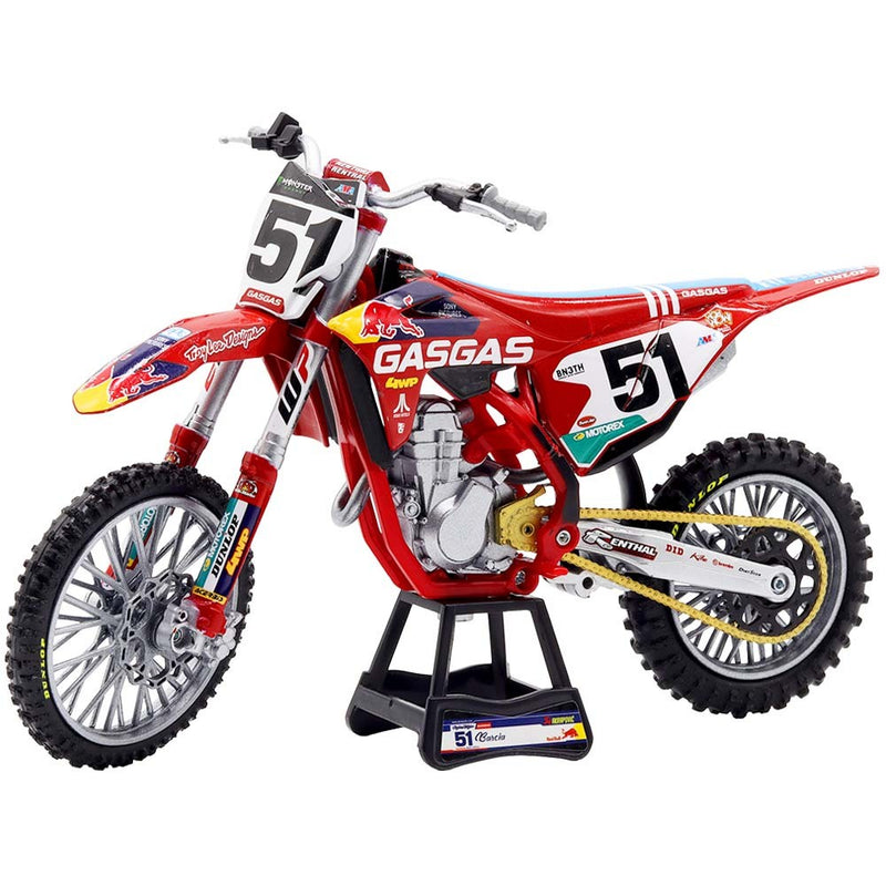 NEWRAY TOYS JUSTIN BARCIA REDBULL GAS GAS 2020 1:12 SCALE REPLICA