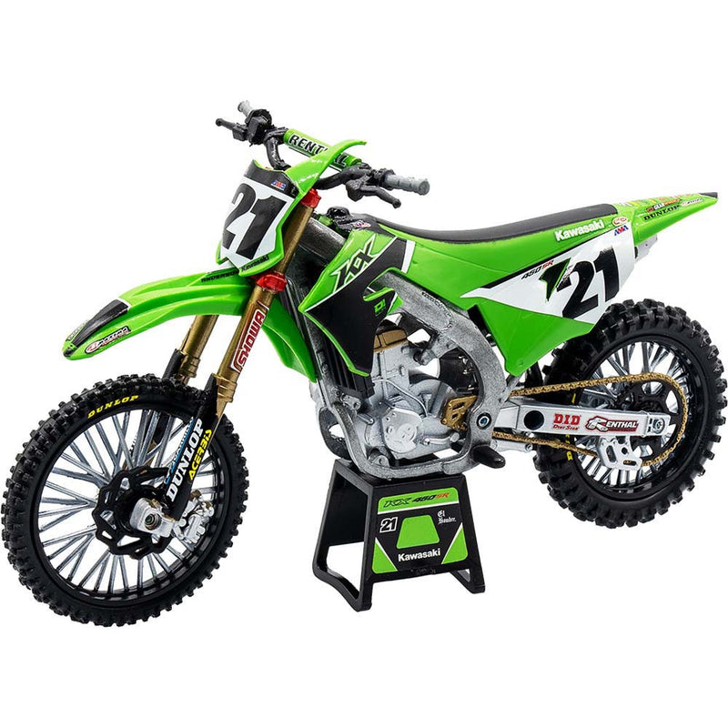 NEWRAY TOYS KAWASAKI RACING TEAM JASON ANDERSON 1:12 SCALE REPLICA