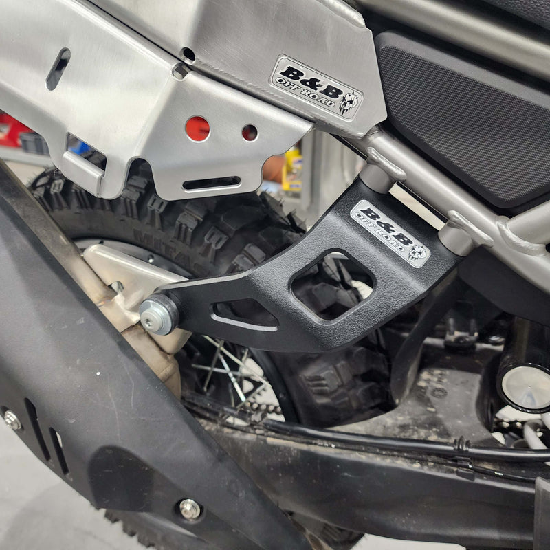 B&B CFMOTO 450MT MUFFLER BRACKET/PILLION PEG DELETE