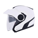 NOLAN N40-5 OPEN FACE + PEAK CLASSIC WHITE HELMET