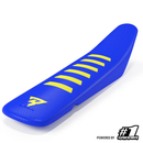 ONEGRIPPER MR74 BLUE & NEON YELLOW V2 RIBBED EDITION SEAT COVER