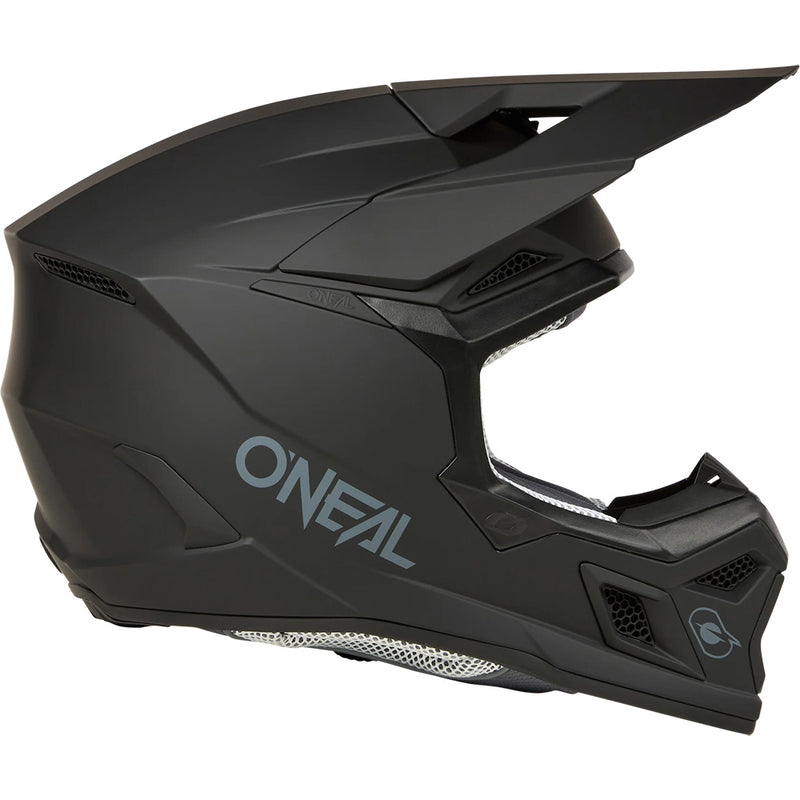 ONEAL 2025 3 SERIES SOLID BLACK HELMET