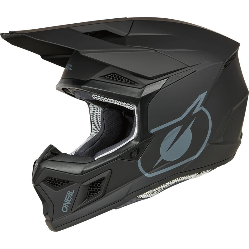 ONEAL 2025 3 SERIES SOLID BLACK HELMET