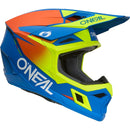 ONEAL 2026 3 SERIES SOLID BLUE & NEON YELLOW KIDS HELMET