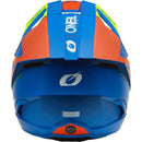ONEAL 2026 3 SERIES SOLID BLUE & NEON YELLOW KIDS HELMET