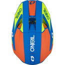 ONEAL 2026 3 SERIES SOLID BLUE & NEON YELLOW KIDS HELMET