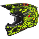 ONEAL 2026 3 SERIES ATTACK BLACK & NEON YELLOW KIDS HELMET
