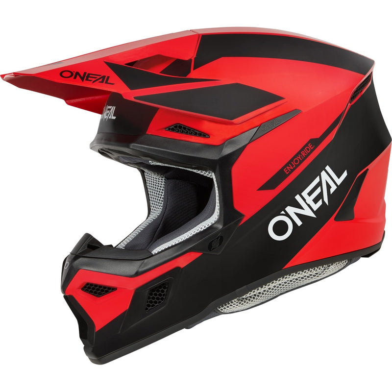 ONEAL 2025 3 SERIES RACE BLACK & RED KIDS HELMET