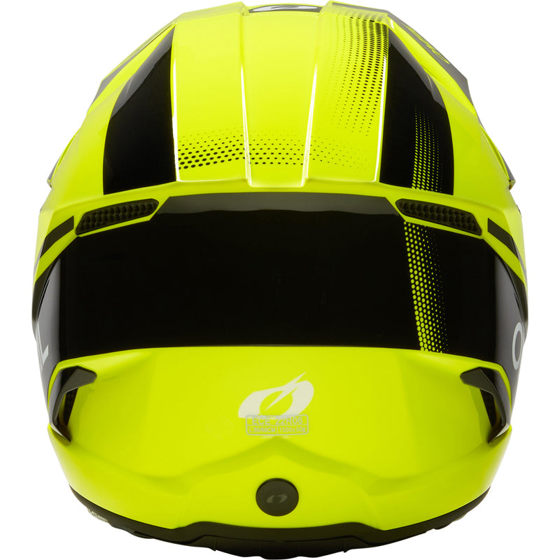 ONEAL 2025 3 SERIES RACE BLACK & NEON YELLOW HELMET