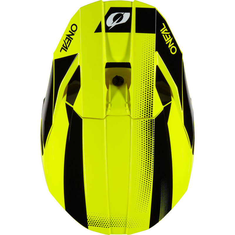 ONEAL 2025 3 SERIES RACE BLACK & NEON YELLOW HELMET