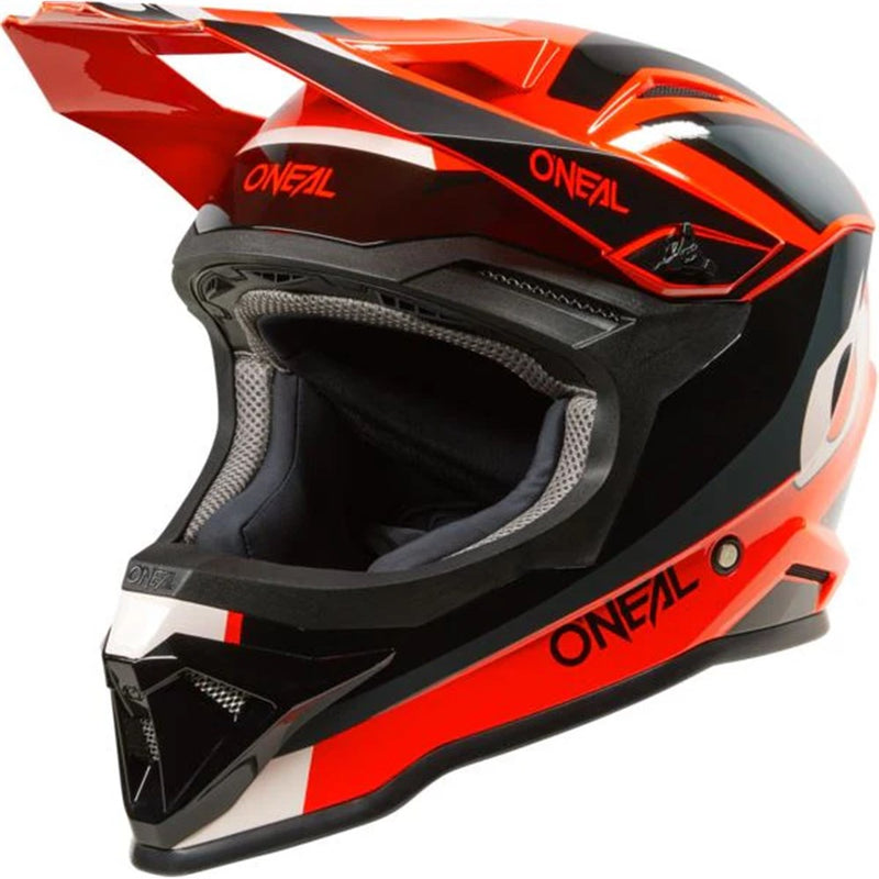 ONEAL 2025 1SRS STREAM V.24 BLACK & RED KIDS HELMET