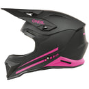ONEAL 2026 1 SERIES SOLID MATTE BLACK & PINK HELMET