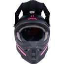 ONEAL 2026 1 SERIES SOLID MATTE BLACK & PINK HELMET