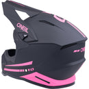 ONEAL 2026 1 SERIES SOLID MATTE BLACK & PINK HELMET