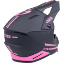 ONEAL 2026 1 SERIES SOLID MATTE BLACK & PINK HELMET
