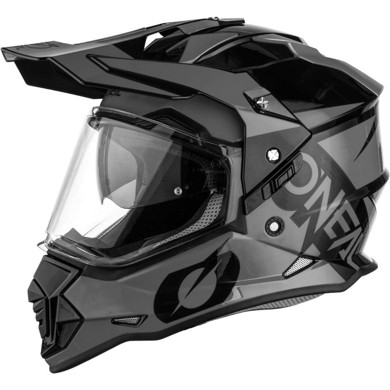 ONEAL 2025 SIERRA 2 BLACK & GREY ADVENTURE HELMET