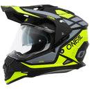 ONEAL 2026 SIERRA R NEON YELLOW, BLACK & GREY HELMET