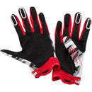 100% RIDEIT WHITE & RED GLOVES