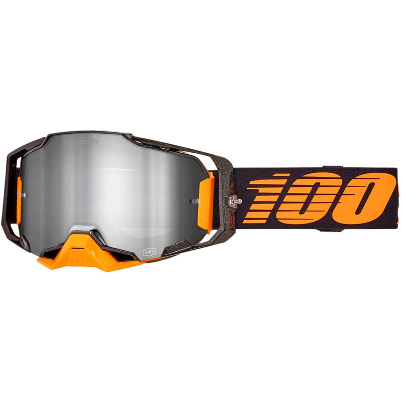 100% ARMEGA ACOSTA GOGGLES WITH SILVER MIRROR HIPER LENS