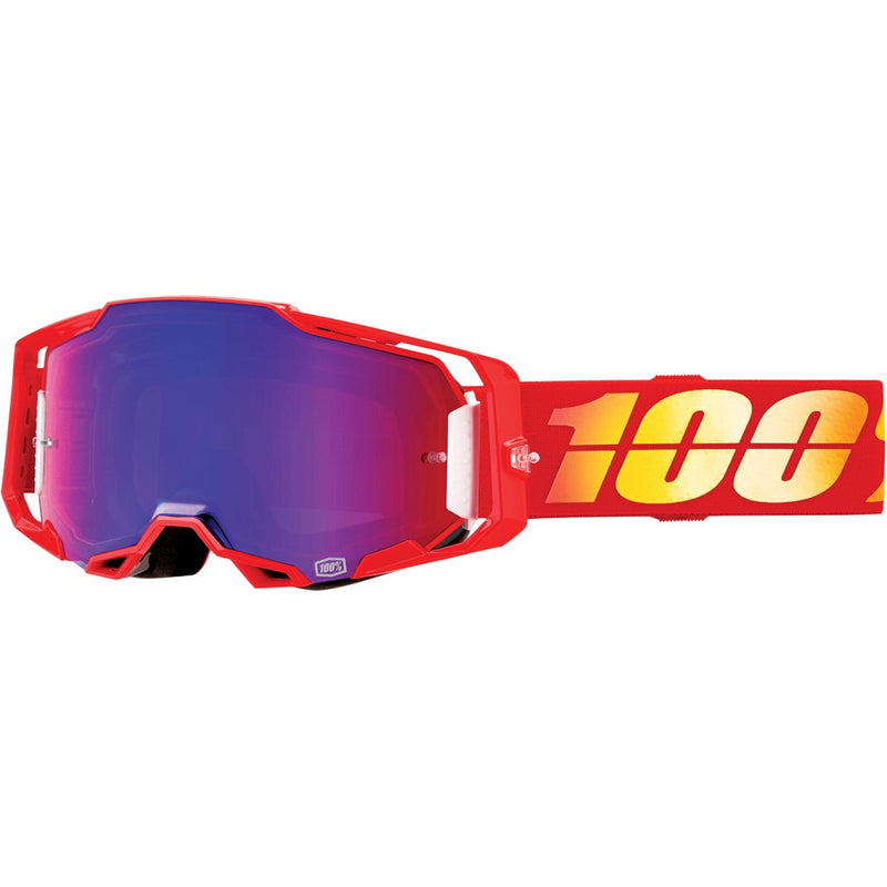 100% ARMEGA NUKETOWN GOGGLES WITH BLUE MIRROR LENS