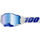 100% ARMEGA BLUE GOGGLES WITH MIRROR BLUE LENS