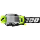 100% ARMEGA FORECAST BLACK GOGGLES WITH CLEAR LENS