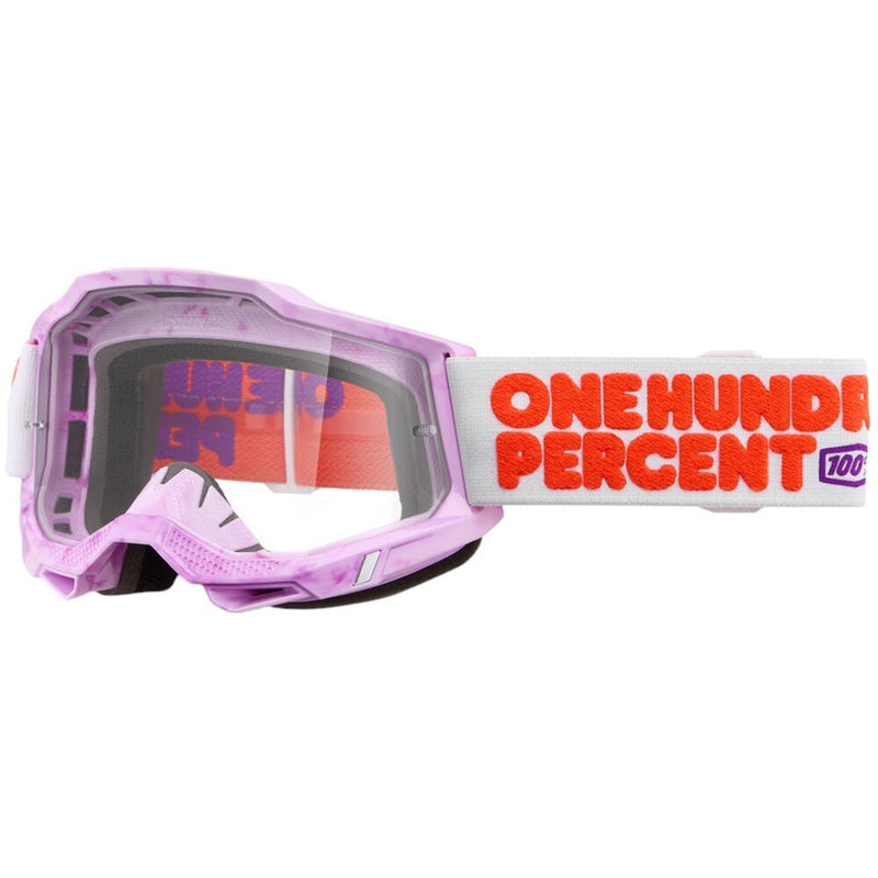 100% ACCURI 2 HUNDREDS GOGGLES WITH CLEAR LENS
