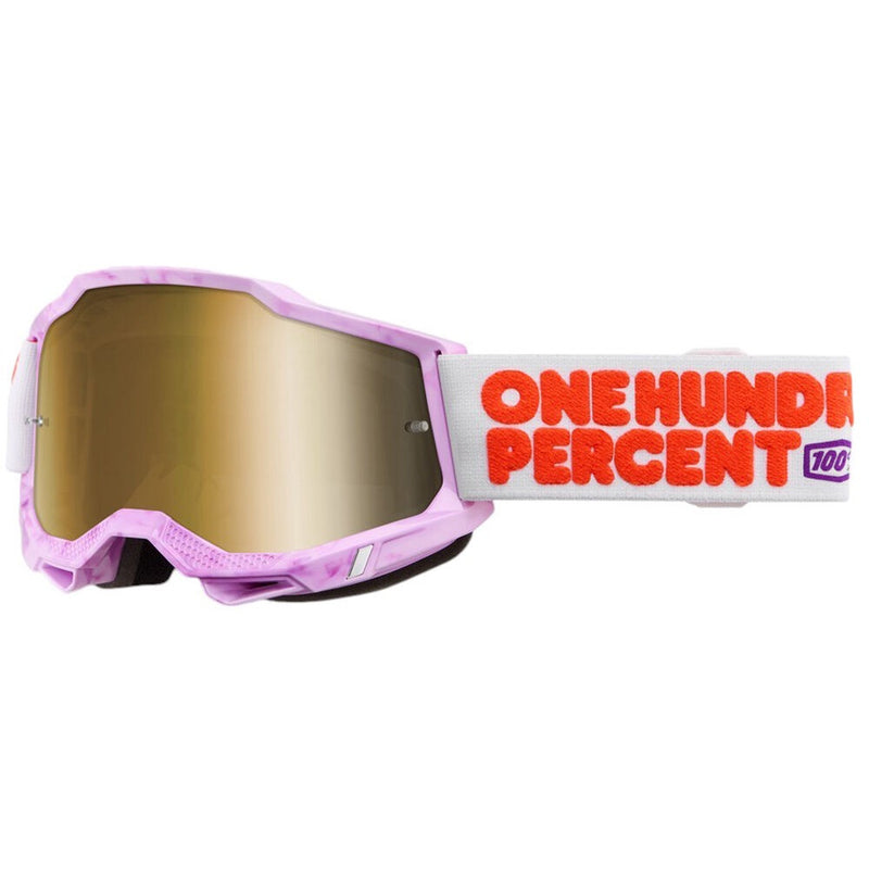 100% ACCURI 2 HUNDREDS GOGGLES WITH TRUE GOLD LENS
