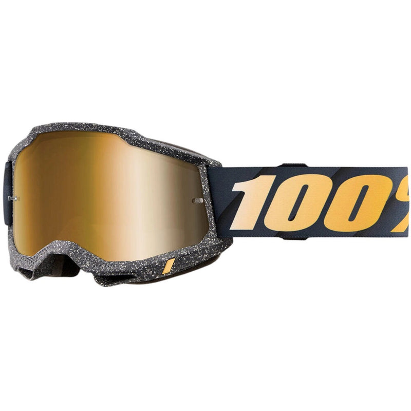 100% ACCURI 2 RISLAND GOGGLES WITH GOLD MIRROR LENS