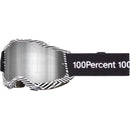 100% ACCURI 2 SAMBA GOGGLES WITH SILVER MIRROR LENS
