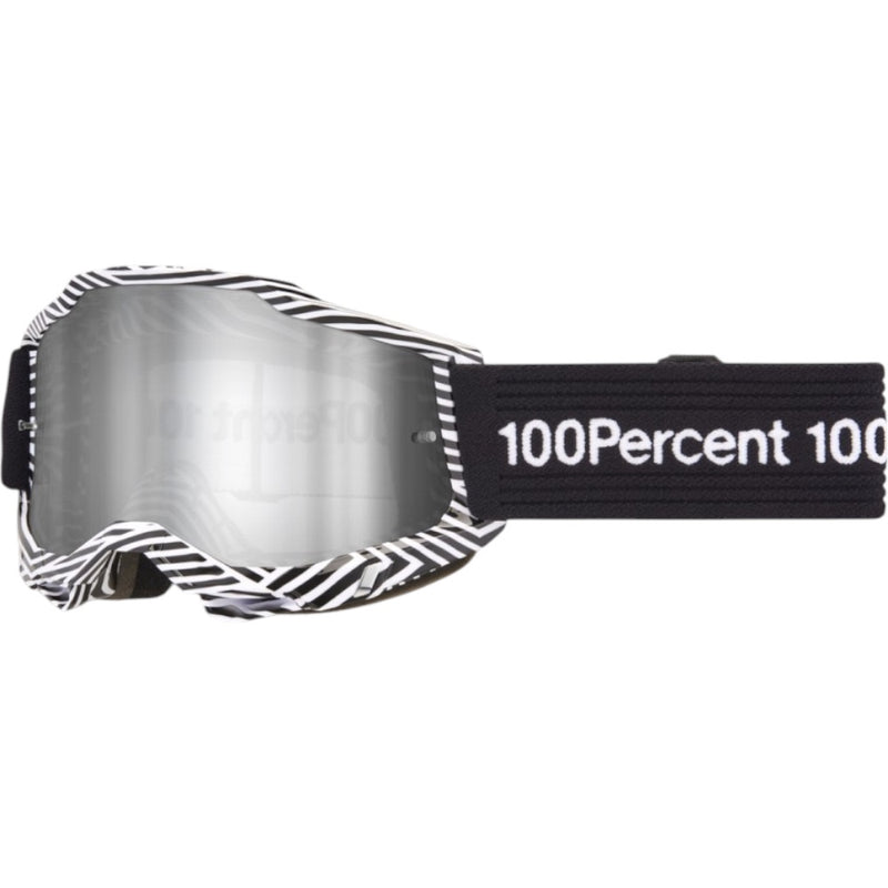 100% ACCURI 2 SAMBA GOGGLES WITH SILVER MIRROR LENS