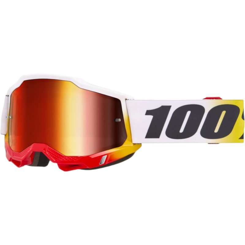 100% ACCURI 2 TORKEN GOGGLES WITH RED MIRROR LENS