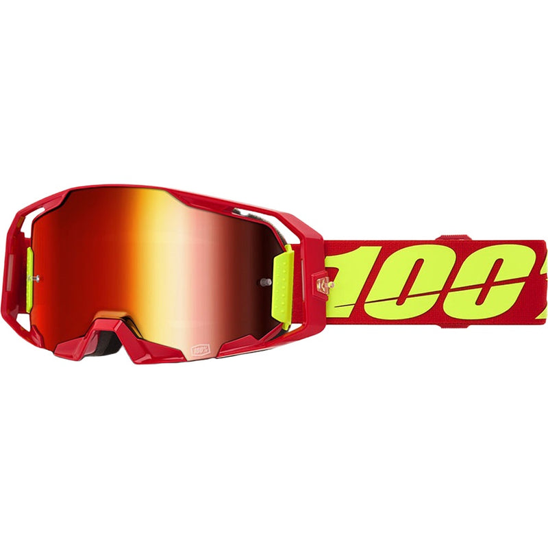 100% ARMATIC RED GOGGLES WITH RED MIRROR LENS