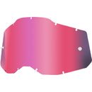 100% RACECRAFT 2/ACCURI 2/STRATA 2 MIRROR PINK REPLACEMENT LENS
