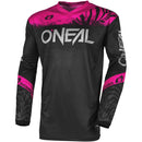 ONEAL 2025 ELEMENT SHOCKER BLACK & PINK KIDS JERSEY