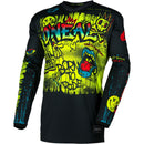 ONEAL 2026 ELEMENT RANCID BLACK & NEON YELLOW KIDS JERSEY