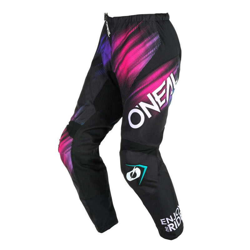 ONEAL ELEMENT VOLTAGE BLACK & PINK KIDS PANTS