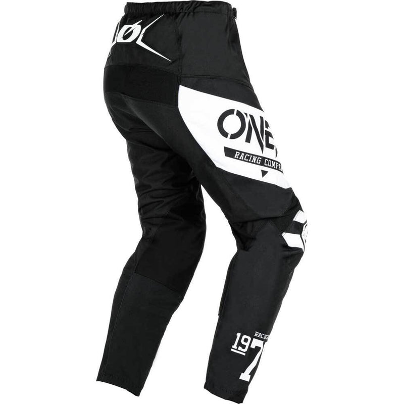 ONEAL 2026 ELEMENT WARHAWK BLACK & WHITE KIDS PANTS